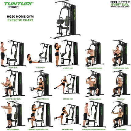 Kuntosalilaite TUNTURI HG20 Home Gym