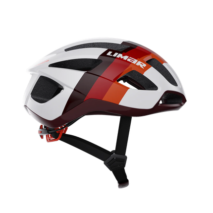 Kypärä LIMAR Air Stratos, 70-luku Valkoinen Tummanpunainen (M)