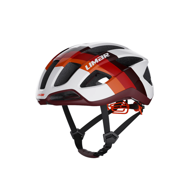 Kypärä LIMAR Air Stratos, 70-luku Valkoinen Tummanpunainen (L)