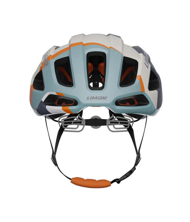 Kypärä LIMAR Air Stratos, 80-luvun mattaharmaa oranssi sininen (L)