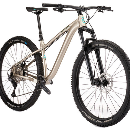 Kona Honzo 29" maastopyörä, kiiltävä metallinen tina (L)