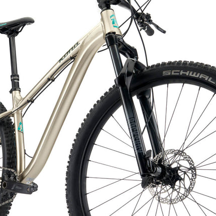 Kona Honzo 29" maastopyörä, kiiltävä metallinen tina (M)