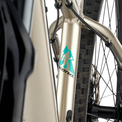 Kona Honzo 29" maastopyörä, kiiltävä metallinen tina (M)