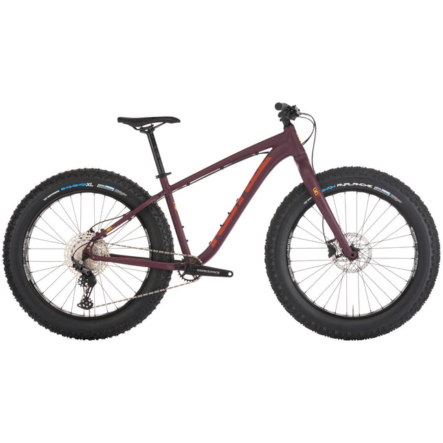 Fatbike Kona Wo, Matte Plum (S)