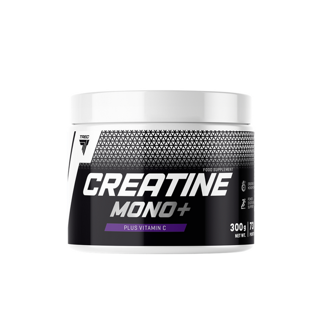 Kreatiinikompleksi TREC CREATINE MONO+ 300g, Vihreä omena