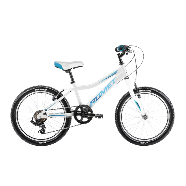Lasten pyörä ROMET Rambler 20 KID 1, valkoinen-sininen