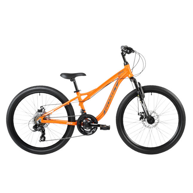 Lasten polkupyörä ROMET Rambler FIT 24, oranssi-hopea