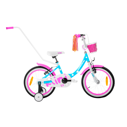 Lasten polkupyörä TABOU Mini 12, sini-pinkki