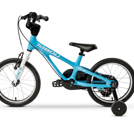 Ultrakevyt lasten polkupyörä TABOU Rocket Lite MG, 16" sinivalkoinen