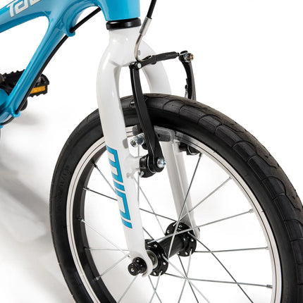Ultrakevyt lasten polkupyörä TABOU Rocket Lite MG, 16" sinivalkoinen