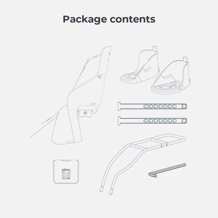 Lasten tuoli rungossa URBAN IKI U-me, Suzume Grey/Bincho Black