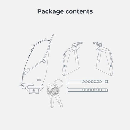 URBAN IKI Easy Fix -pakkauskumityökalu, Koge Brown/Kurumi Brown