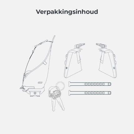 Lastenistuin tavaratelineeseen URBAN IKI Ta-ke Easy Fix, Bincho Black/Bincho Black