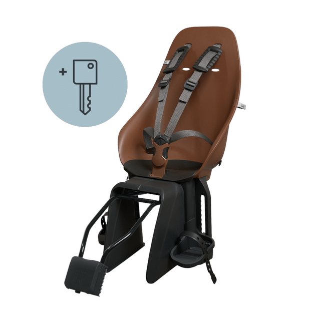 Lasten tuoli runkokiinnityksellä URBAN IKI Ta-ke BIO, Haniwa Brown/Bincho Black