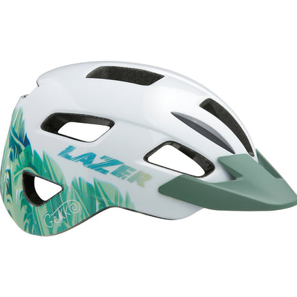 Lasten pyöräilykypärä Lazer Gekko White Tropical 50-56cm