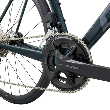 Maantiepyörä GIANT TCR Advanced 1 KOM (2025) Asphalt Green (XL)