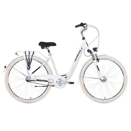 Naisten polkupyörä TABOU Kayla Nexus, valkoinen-musta (L)