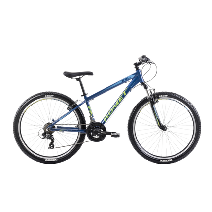 Nuorten polkupyörä ROMET Rambler R6.0, 26" sinivihreä (S)