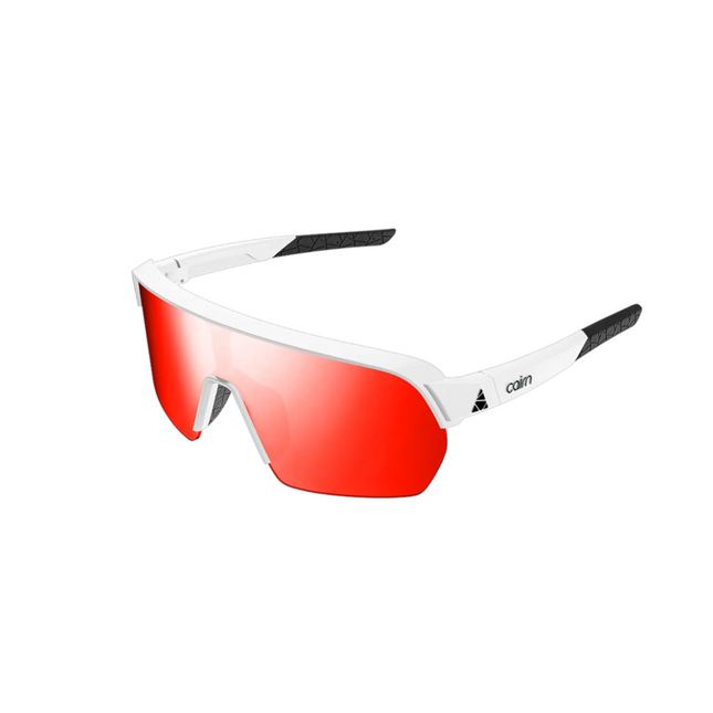 Aurinkolasit CAIRN ROC Light, matta valkoinen musta