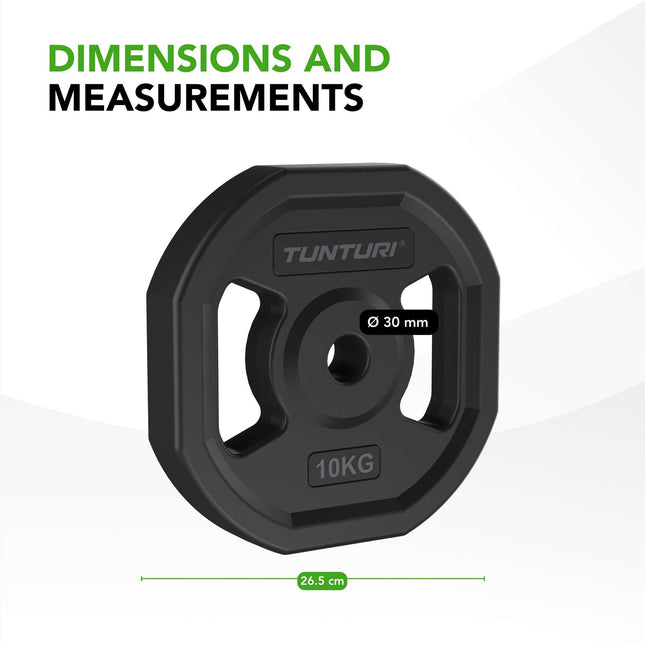 Painolevyt TUNTURI PRO Aerobic Pumppulevyt 10 kg