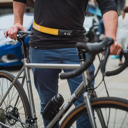 Pyörän lukko SQUIRE Straplok 35, oranssi