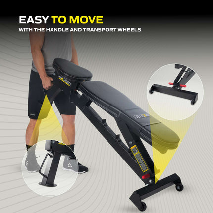 Treeningpink TUNTURI MX Select säädettävä punnerruspenkki