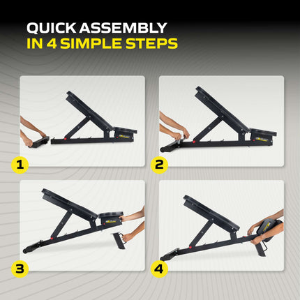 Treeningpink TUNTURI MX Select säädettävä punnerruspenkki