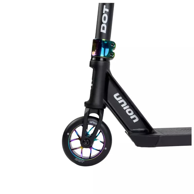 Temppupotkulauta Union DOT L Scooter musta/neokromi